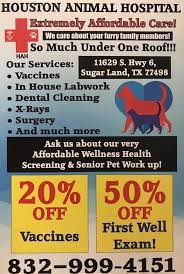 Maybe you would like to learn more about one of these? Houstonanimalhospital Com Sugar Land Tx Coupon