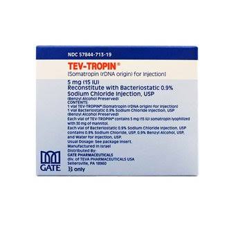 Tev-Tropin (Somatropin 5mg / 15 IU) Recombinant Growth Hormone Injection, AI generated