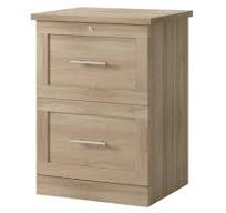 Realspace® 17"D Vertical 2-Drawer File Cabinet, Spring Oak