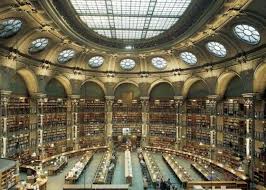 Oval Reading Room At Bibliotheque Nationale Ours Is A Tiny Offshoot Room With One Window Sigh Beautiful Library Library Of Alexandria Paris Tourist