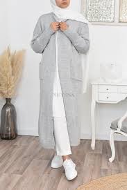 Lieu a propos du produit et des fournisseurs: Cardigan Gilet Long Grosse Maille Parfait Femme Voilee Gilet Laine Hiver