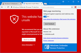 8 available for selected companion devices and selected windows 10 editions. Download Windows Defender Browser Protection Extension For Google Chrome Askvg
