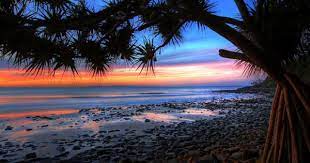 Pandanas Sunset Beach Sunset Wallpaper Beach Wallpaper Sunset Wallpaper