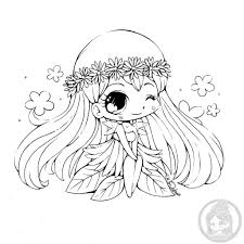 Chibi Kawaii Coloring Pages Par Yampuff Pages Coloriage De Fees Coloriage Manga Dessin Kawaii A Colorier