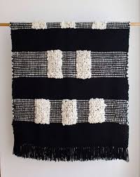 Black And White Grid Throw Blanket Grid Mudcloth Blanket Throw Minimalist Dorm Decor Scandinavian Style Boho Woven Couch Throw In Black And White Autumn Home And Living Minimalist Dorm Dorm Decorations Mud Cloth