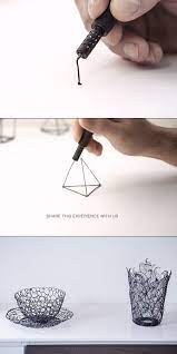 Lix Is World S Smallest 3d Printing Pen Lets You Doodle In The Air Techeblog 3d Pen Art 3d Printing Pen Prints