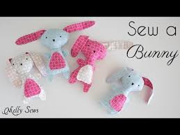 Snuggle bunny makes a great cuddly pressie, complete with her own blankey. Sew A Bunny Great Gift With A Free Pattern Youtube