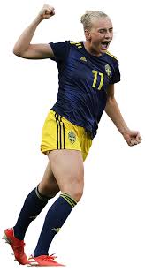 She is a member of the swedish nat. Stina Blackstenius Football Render 54940 Footyrenders