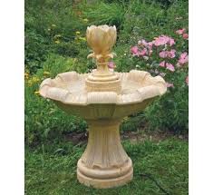 Garten Dekoration Brunnen Gussstein Kunststein Fontaine Brunnen Grandioso Steinbrunnen Gartenbrunnen Brunnen