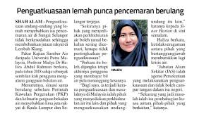 Banyak punca atau penyebab kepada perkara ini yang antara lain disebabkan pembangunan yang tidak terkawal dan pertambahan penduduk yang. Penguatkuasaan Lemah Punca Pencemaran Berulang Universiti Putra Malaysia