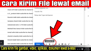 Cara Kirim File Lewat Email Di Laptop Atau Komputer Youtube