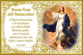 Assunta di canosa di puglia(bt) hanno reso noto il programma della festa dell'assunta 2020. Cdb Cartoline Per Tutti I Gusti Cartolina Buona Festa Dell Immacolata 8 Dicembre Con Immagine Della Madonna Tra Gli Angeli E Breve Preghiera Da Scaricare Gratis