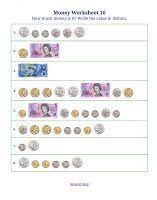Homeschool Math Blog Worksheets For Counting Coins Bills Money Worksheets Australian Money Kindergarten Worksheets