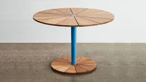 Square dining table with wezalit top and a clear polycarbonate and aluminum pedestal base made for commercial durability suitable for indoor or outdoor use uv treated withstands summer and winter outdoor temperatures base finish: Bob Outdoor Pedestal Dining Table Reddie