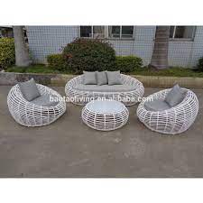 Buy a complete patio dining set or mix and match individual pieces of outdoor furniture and accessories. Round Patio Sofa Furniture White Garden Sofa Furniture Plastic Resin Rattan Loveseat Buy White Rattan Outdoor Furniture Living Room Furniture Rattan Sofa Set Product On Alibaba Com