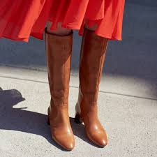 Loeffler Randall Gia Tall Boot Cognac Boots