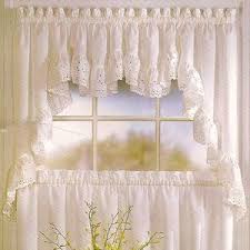 Bekijk onze valance trim selectie voor de allerbeste unieke of custom handgemaakte items uit onze ben je helemaal hierheen gescrold om over valance trim te lezen? Vienna 60 X 12 Window Curtain Double Crescent Valance White Walmart Com Kitchen Valances Valance Curtains
