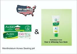 Mentholatum Acnes Sealing Jell 18 G Clear Whitening Face Wash 100 G Ebay