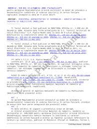 Proiectul de regulament cuprinde 6 capitole si un capitol dedicat unui glosar de termeni. Ordin 634 Actualizat Pana 22 02 2013