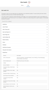 A healthy person can keep earning money so always put your health ahead of your financial needs. Buddypress 5 0 To Display Debug Info In The New Site Health Info Screen Wp Tavern