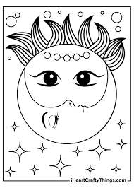 Download and print these sun and moon coloring pages for free. Sun And Moon Coloring Pages Updated 2021