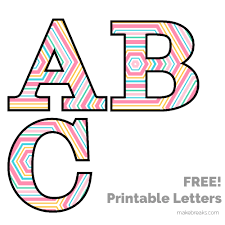 See more ideas about alphabet, easter, holiday fonts. Spring Easter Pattern Free Printable Letters Make Breaks