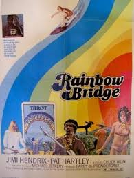 To hatch a crow, a black rainbow/bent in emptiness/over emptiness/but flying), the song relates the town's sameness suggesting even the colors of the rainbow there are black. Rainbow Bridge Film Wikipedia