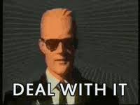 Just click the download button and the gif from the and deal with it collection will be downloaded to your device. Bill Murray Deal With It Gif By Haydiroket Find Share On Giphy