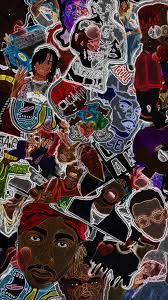 See more ideas about rappers, rap wallpaper, photo wall collage. Og Rappers Sticker Bomb Wallpapers 2018 Rappers Sticker Bond Wallpapers Made By Alisa Who On Insta Album On Imgur