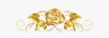 Gold flower clip art png. Flower Flor Rosa Rose Gold Gold Flower Background Png Transparent Png 608x240 Free Download On Nicepng