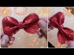 طريقة عمل فيونكة واكسسوار شعر بسيط من الفوم Youtube Goma Eva Gomitas Eva