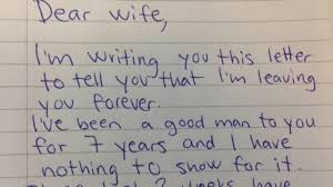 Letter to my ex wife after divorce. Husband Demands Divorce In Letter His Wife Brilliant Reply Makes Him Regret Every Word Youtube