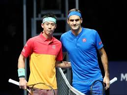 錦織がタイブレークを制してフェデラーから第1セットを先取 nitto atpファイナルズ テニスマガジンonline tennismagazine jp フェデラー 錦織 テニス