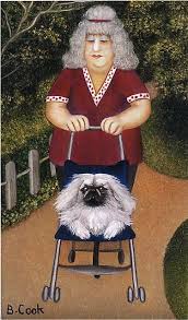 He is usually depicted as having two faces. Strolling Beryl Cook Beryl British Artist