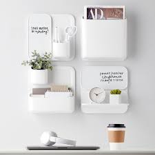 Great Way To Use Vertical Space And Be Better Organized Desk Organization Office Office Wall Organization Home Office Decor