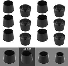 Plastic insert chair glides for round, sqaure and oval sizes metal furntiure legs, straight, slanted or rocker types chair glides. Amazon Com Plastic Chair Tips