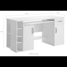 Damit vom bildschirm über die tastatur alles platz hat, ist eine schreibtischtiefe von 70 cm ideal. Schreibtisch Tim Mit 5 Fachern Und Tastaturauszug Zu Schnappchen Preisen Otto