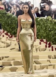 And finally, cardi b wore a jeweled headpiece and plunging beaded gown at her first. Kim Kardashian At The Met Gala 2018 Photos At Movie N Co