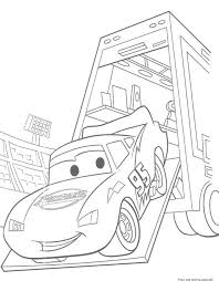 Coloring of cartoons from cars and cars 2 are also present on the site. Lightning Mcqueen Coloring Pages To Print Coloring Home