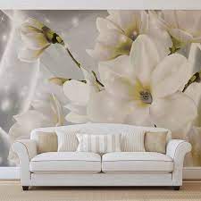 About 28% of these are wallpapers/wall coating, 13% are mosaics. White Flowers Wall Paper Mural Buy At Europosters