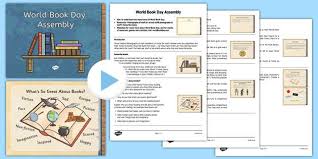 New World Book Day Assembly Powerpoint And Script Books Day World