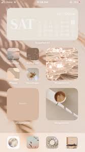 Ios 14 Clean Beige Aesthetic For Iphone 6s Plus Ios App Iphone Homescreen Iphone Iphone Wallpaper Ios