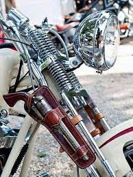 Harley Springer Mounted Pistol Holsters Motorcycle Accessories Harley Guns
