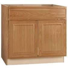Hampton Bay Hampton Assembled 27x36x12 In Wall Kitchen Cabinet In Medium Oak Kw2736 Mo Kitchen Cabinets Home Depot Kitchen Base Cabinets Home Depot Kitchen