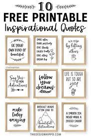 Free printable free daily motivational quotes. 10 Free Printable Inspirational Quotes For Daily Motivation Printable Inspirational Quotes Inspirational Printables Printable Wall Art Quotes