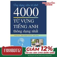Sách Ứng Dụng Siêu Trí Nhớ 4000 Từ Vựng Tiếng Anh Thông Dụng Nhất -  FAHASA.COM