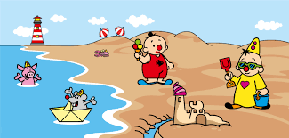 Hoe teken je een giraffe zelf giraffen leren tekenen. Bumba And Bumbalu On The Beach Wallpaper