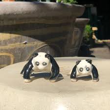 Hanging Miniature Panda Figurine