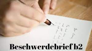 Beschwerdebrief b2 sprachkurs | prüfungsvorbereitung b2 telc. Beschwerdebrief B2 Beispiel Pdf Und Muster Telc