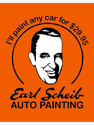 Earl Scheib Auto Painting Art Board Print